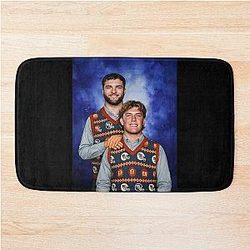 Jaxson Dart Cam Skattebo New York Football T Shirt Step Brothers Ugly Christmas Bath Mat
