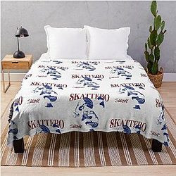 Cam Skattebo Vintage 90s Throw Blanket