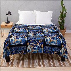 Cam Skattebo Graphic-Arizona State Sun Devils Football Throw Blanket