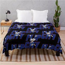 Cam Skattebo Flip City Giants Throw Blanket