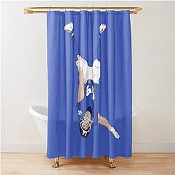 Cam Skattebo Upside Down Flip TD Celebration Minimalist Shower Curtain
