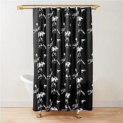 Vintage Cam Skattebo Backflip Shower Curtain