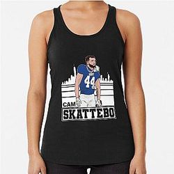 Cam Skattebo New York Skyline Football Tank Top