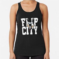 Flip City Skattebo New York Giants Racerback Tank Top