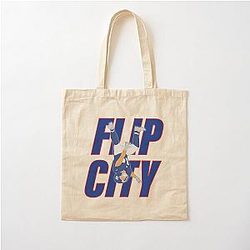 Cam Skattebo Flip City Giants Cotton Tote Bag