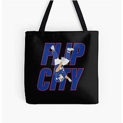 Cam Skattebo Flip City Giants Tote Bag