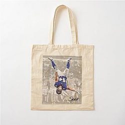 Vintage Football Fan Shirt Cam Skattebo II 90s Style Cotton Tote Bag