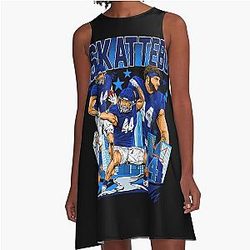Cam Skattebo Graphic Giants Football Arizona State Sun Devils A-Line Dress