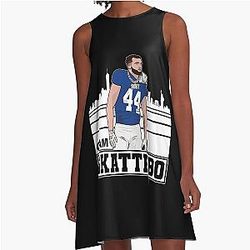 Cam Skattebo New York Skyline Football Fan Dress