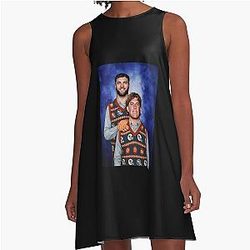 Jaxson Dart New York Football T-Shirt, Step Brothers Ugly Christmas Sweater A-Line Dress