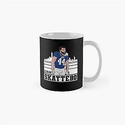 Cam Skattebo New York Skyline Football Mug
