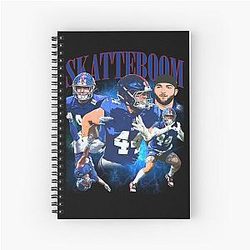 Cam Skattebo Ny Giants Spiral Notebook