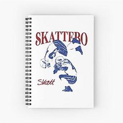 Cam Skattebo Vintage 90s Spiral Notebook