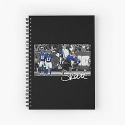 Cam Skattebo Backflip Spiral Notebook