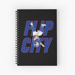 Cam Skattebo Flip Spiral Notebook Ny Giants
