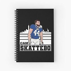 Cam Skattebo New York Skyline Football Notebook