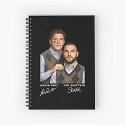 Jaxson Dart & Cam Skattebo Spiral Notebook