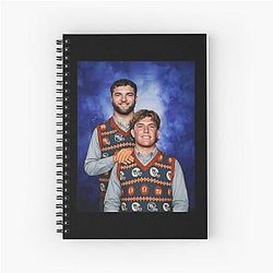 Jaxson Dart Cam Skattebo New York Football T-Shirt, Step Brother Ugly Christmas Sweater Spiral Notebook
