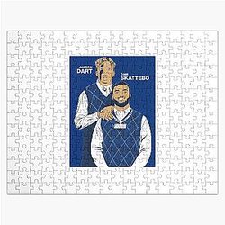 Jaxson Dart Cam New York Football Meme Jigsaw Puzzle