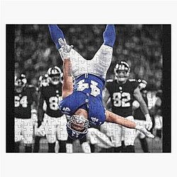 Vintage Football Fan Cam Skattebo II 90s Style Jigsaw Puzzle
