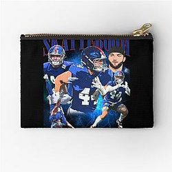 Cam Skattebo Ny Giants Zipper Pouch