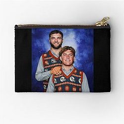 Jaxson Dart Cam Skattebo New York Football T Shirt Step Brothers Ugly Christmas Sweater Zipper Pouch