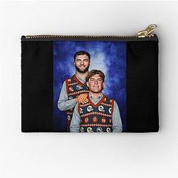 Jaxson Dart Cam Skattebo New York Football T-Shirt Ugly Christmas Sweater Zipper Pouch