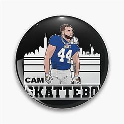 Cam Skattebo New York Skyline Football Pin