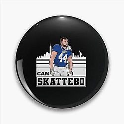 Cam Skattebo New York Skyline Football Pin