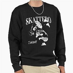 Cam Skattebo Vintage 90s B&W Pullover Sweatshirt