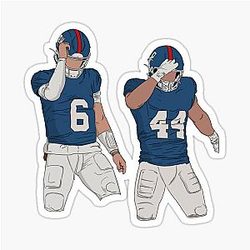 Jaxon Dart and Cam Skattebo Sticker