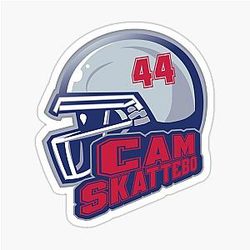 Best Cam Skattebo Football Player Sticker