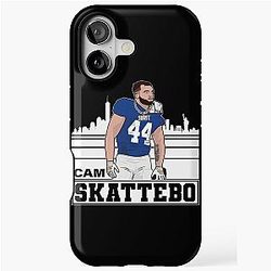 Cam Skattebo New York Skyline Football Case