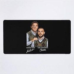 Jaxson Dart & Cam Skattebo Step Brothers Desk Mat