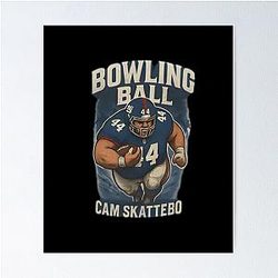 Vintage Football Tee Graphic NY Giants Poster