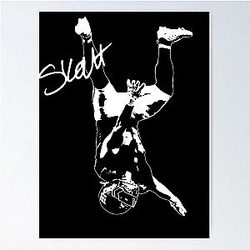 Vintage Cam Skattebos Backflip Signature Poster