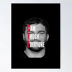 Cam Skattebo New York Football Poster