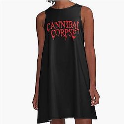 Cannibal Corpse Butchered at Birth A-Line Dress