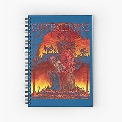 Cannibal Corpse top band Spiral Notebook