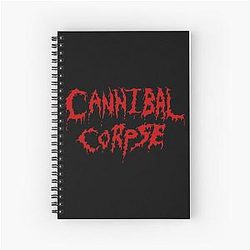 Cannibal Corpse Lightweight Hoodie Spiral Notebook