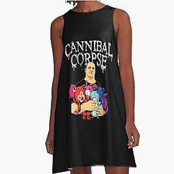 Art Cannibal Corpse A-Line Dress