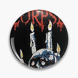 Cannibal Corpse Official Merchandise Ritual Candles Pin