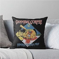 Cannibal Corpse Hammer Smashed Face Throw Pillow