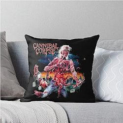 Cannibal Corpse Eaten Back to Life Throw Pillow