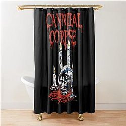 Cannibal Corpse Official Merchandise Ritual Candles Shower Curtain