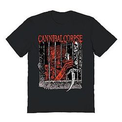 Cannibal Corpse Black Adult American Death Metal Graphic T Shirt
