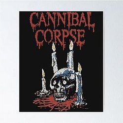 Cannibal Corpse Ritual Candles Poster