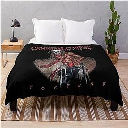 Cannibal Corpse Torture Throw Blanket