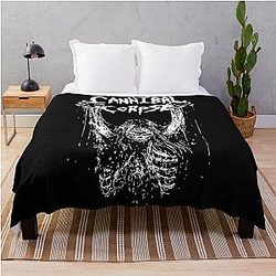 Cannibal Corpse Merch Throw Blanket