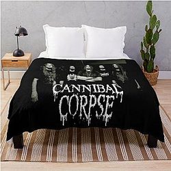 Cannibal Corpse Top Band Throw Blanket